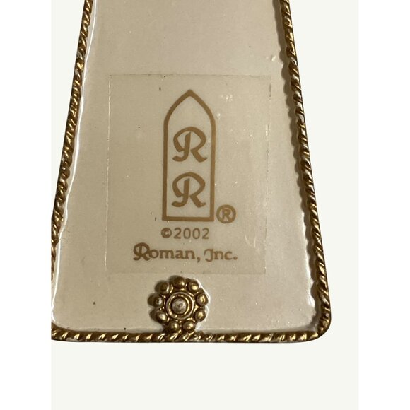 Roman Inc. 2002 Nativity Cross Wall Hanging With Luke 2:8-11 Christmas  Verse - Picture 7 of 14